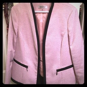 Pink and black jasper blazer